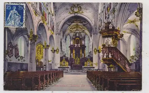 CH 4115 METZERLEN - MARIASTEIN SO, Inneres der Kirche Mariastein, 1921