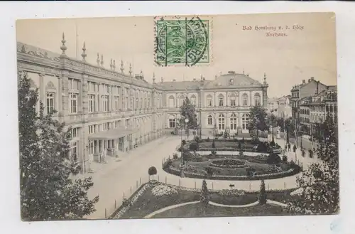 6380 BAD HOMBURG, Kurhaus, Strassenansicht, 1910