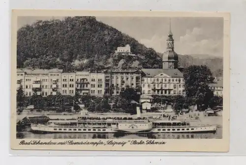 BINNENSCHIFFE - ELBE, "LEIPZIG" vor Bad Schandau