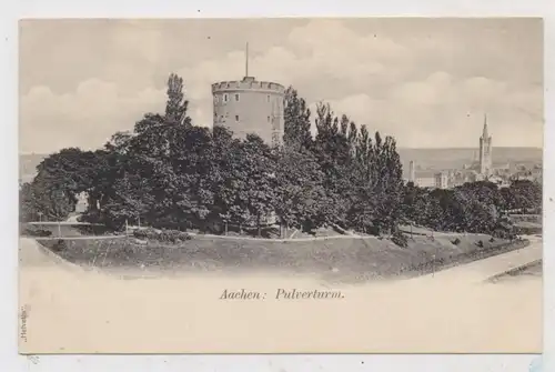 5100 AACHEN, Pulverturm und Umgebung, ca. 1900