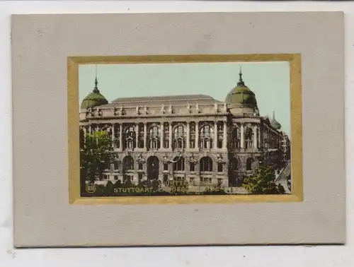 7000 STUTTGART, Landesgewerbe - Museum, Aufstell-Karte, 1906