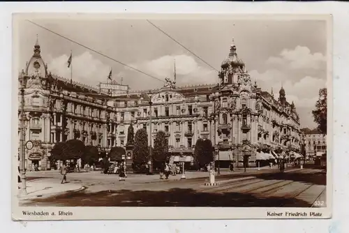 6200 WIESBADEN, Kaiser Friedrich Platz, Hotel Nassauer Hof, Verlag Kratz # 332, 1931
