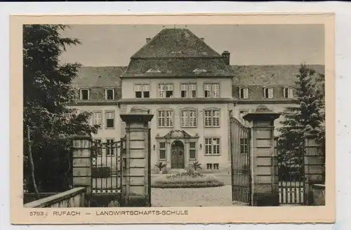 F 68250 RUFACH / ROUFFACH, Landwirtschaftsschule, Verlag: Zindy - Rufach