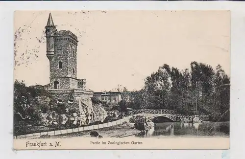 6000 FRANKFURT, ZOO, 1905, kl. Druckstelle