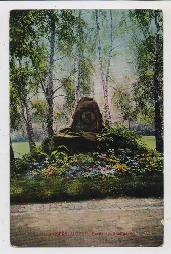 6750 KAISERSLAUTERN, Karl Sturm Denkmal im Stadtpark, 1921