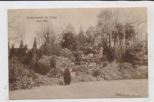 F 54480 CIREY SUR VEZOUZE, Schloss park in Cirey, 1915