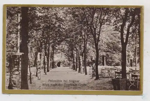 0-9000 CHEMNITZ - SIEGMAR, Pelzmühle, Tropfstein-Grotte, 1920