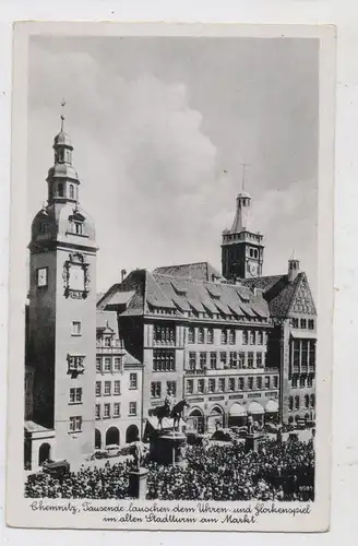 0-9000 CHEMNITZ, Tausende lauschen dem Glockenspiel