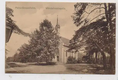 6500 MAINZ - GONSENHEIM, Wendelinuskapelle, 1908