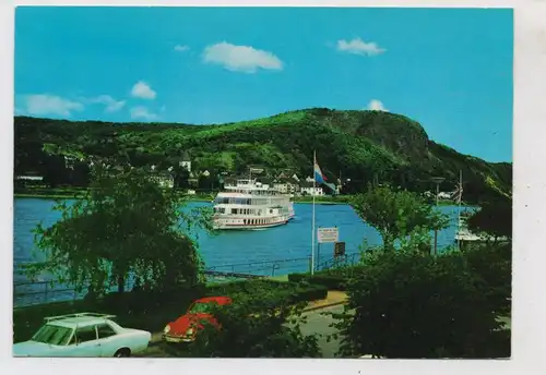 BINNENSCHIFFE - RHEIN, Köln-Düsseldorfer "RHEIN" vor Remagen, VW - KÄFER