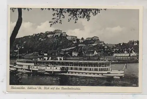 BINNENSCHIFFE - RHEIN, Köln-Düsseldorfer "VATERLAND" vor Koblenz