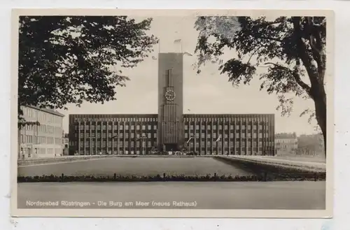2940 WILHELMSHAVEN - RÜSTRINGEN, Neues Rathaus / Architektur, 1932