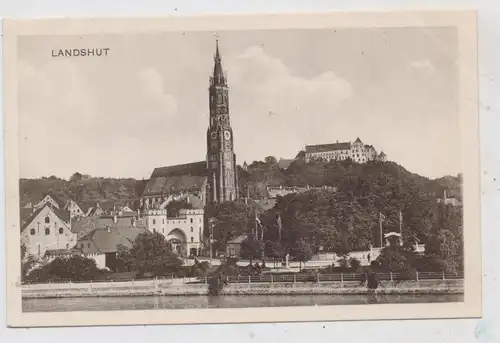 8300 LANDSHUT, Gesamtansicht,  Verlag Krüll