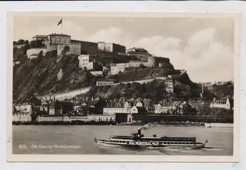 BINNENSCHIFFE - RHEIN, "JULIANA" vor Koblenz