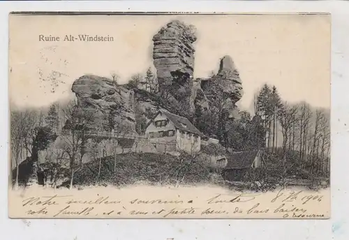 F 67110 WINDSTEIN, Ruine Alt - Windstein, 1904