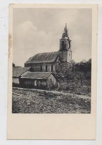 MILITÄR - 1.Weltkrieg, Nordfrankreich, zerstörter Kirchturm, keine Ortsansgabe