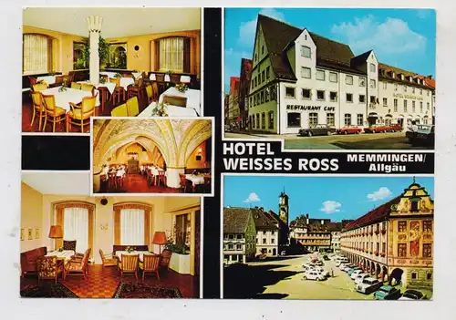 8940 MEMMINGEN, Restaurant / Cafe / Hotel Weisses Ross, Oldtimer