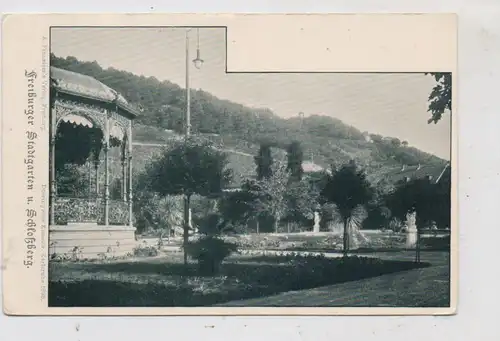 7800 FREIBURG, Stadtgarten, Pavillon, / Schloßberg, ca, 1900