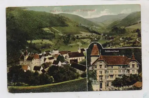 7605 BAD PETERSTAL, Gesamtansicht, Schlüsselbad,  Verlag Hoferer