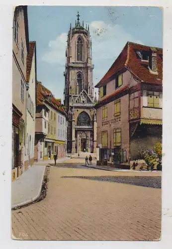 F 67600 SELESTAT / SCHLETTSTADT,  Plaudergasse und St. Georgskirche