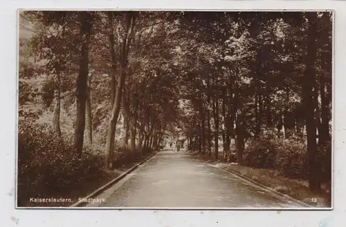 6750 KAISERSLAUTERN, Stadtparkpartie, 1928