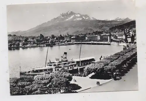 BINNENSCHIFFE - VIERWALDSTÄDTER SEE, "STADT LUZERN" am Luzerner Anleger, 1963