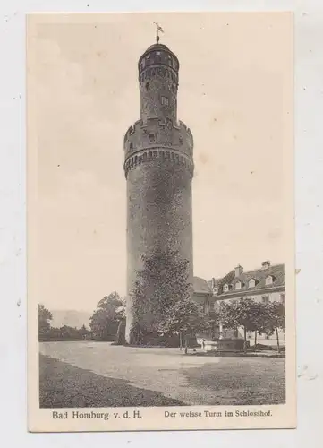 6380 BAD HOMBURG, Der weisse Turm im Schlosshof