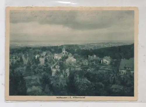 F 68100 MÜLHAUSEN / MULHOUSE, Villenviertel, Verlag Heinrich Hoffmann # Mü 014, 1943