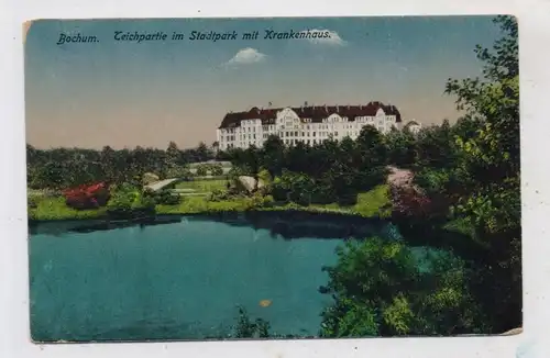4630 BOCHUM, Krankenhaus am Stadtpark, 1923