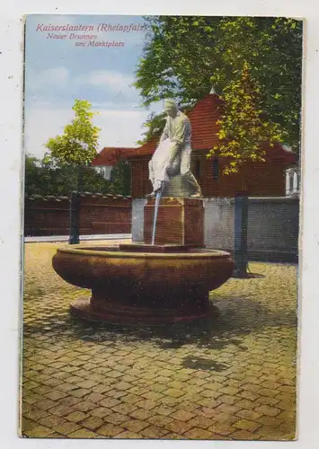 6750 KAISERSLAUTERN, Neuer Brunnen am Marktplatz