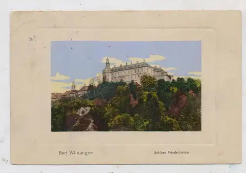 3590 BAD WILDUNGEN, Schloss Friedrichstein, nach St. Petersburg in russischer Sprache, 190...