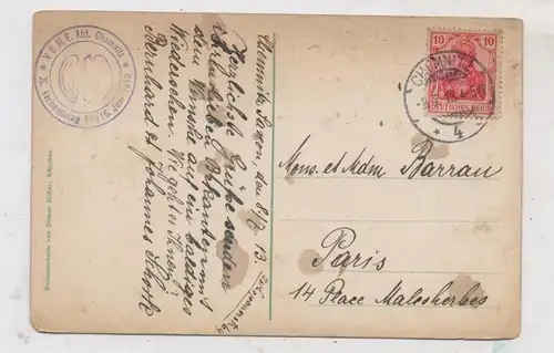 0-9000 CHEMNITZ, Küchwaldschänke, 1913, X. Verbandstag der V.S.M.E.