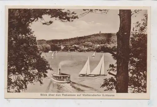 0-1255 WOLTERSDORF, Blick über den Flakensee, 1930