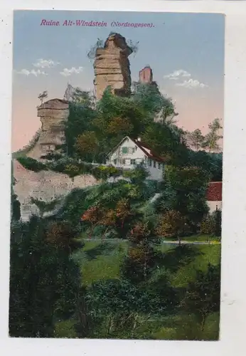 F 67110 WINDSTEIN, Ruine Alt - Windstein, 1917