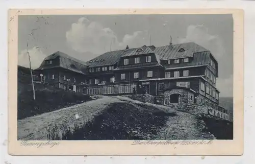 NIEDER - SCHLESIEN - KRUMMHÜBEL - BRÜCKENBERG / KARPACZ, Hampelbaude, 1925
