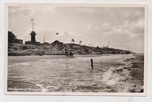 2946 WANGEROOGE, Strand, 1938, NS - Beflaggung