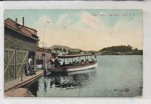 BINNENSCHIFFE - SARANAC LAKE / USA, 1912