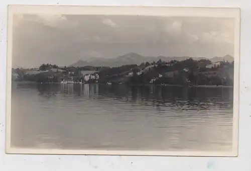 8110 MURNAU, Blick über den Staffelsee, Photo-AK , Verlag Büscher - Murnau