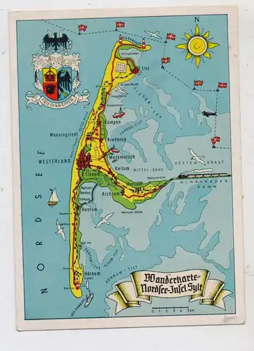 LANDKARTE / MAP,  SYLT