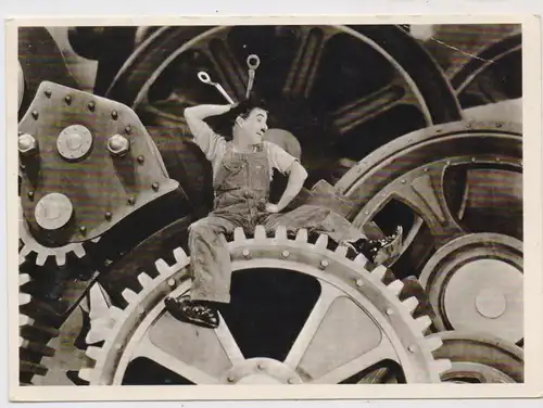 FILM - CHARLIE CHAPLIN, MODERN TIMES, Repro