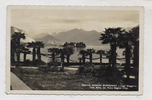 I 28838 STRESA, Lago, Isola Bella...1935, Bahnpost / TPO / Ambulant SONDRIO - MILANO