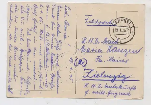 4770 SOEST, POSTGESCHICHTE, Postleitzahl (21), 19.01.1945