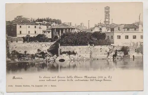 I 00100 ROMA, Lo sbocco nel Tevere della Cloaca Massima