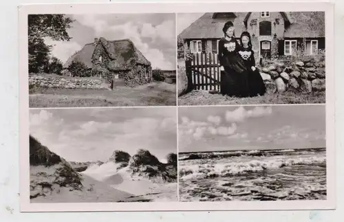 2278 NORDDORF / Amrum, Trachten, Friesenhaus.., 1952