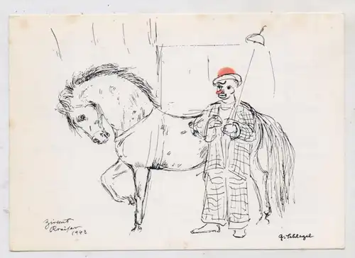 CIRCUS / ZIRCUS, Ausstellung - GRETE SCHLEGEL - "ZIRCUS" Aquarelle, Bonn 1985