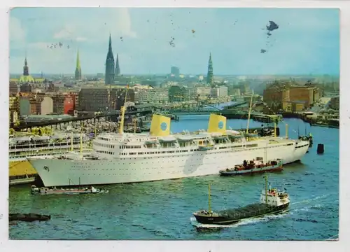 OZEANSCHIFF - "GRIPSHOLM"im Hamburger Hafen