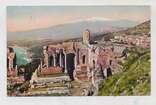 I 98039 TAORMINA, Teatro Greco, 1930