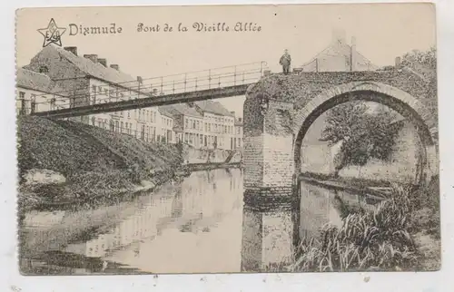 B 8600 DIKSMUIDE,Pont de la vieille Allee, 1915
