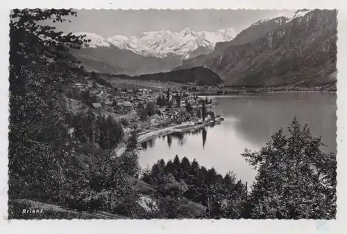 CH 3855 BRIENZ BE, Ortsansicht mit Seeufer, Verlag Schild - Interlaken