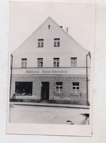 8430 NEUMARKT / Oberpfalz, Bäckerei Xaver Schneider, Photo - AK. kl. Klebereste